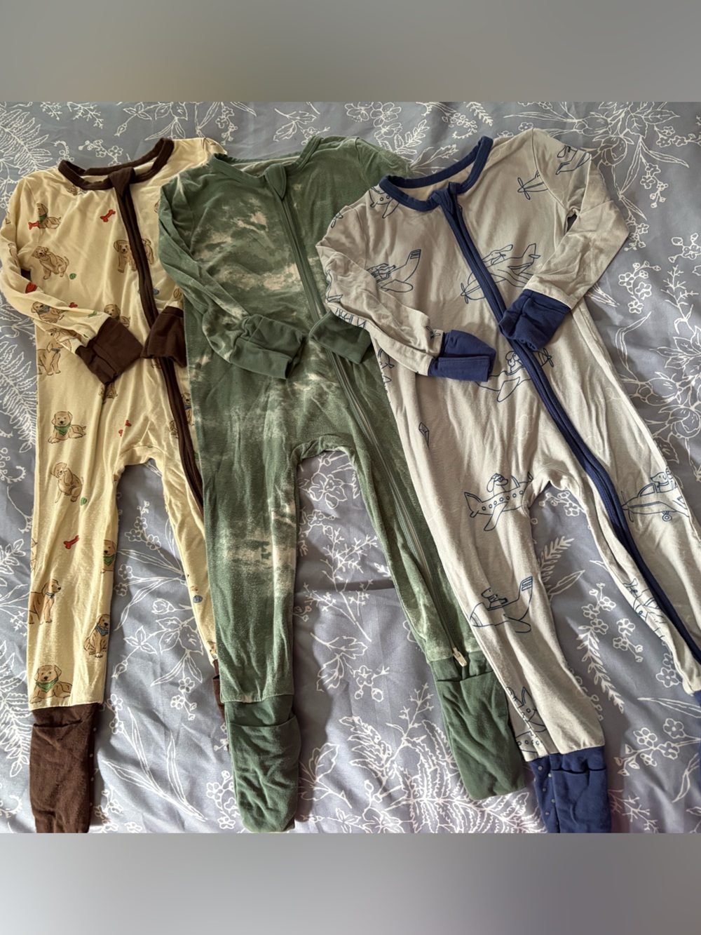 Larkspur Convertible Footie Pajamas Bundle